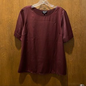 Eggplant purple Topshop blouse